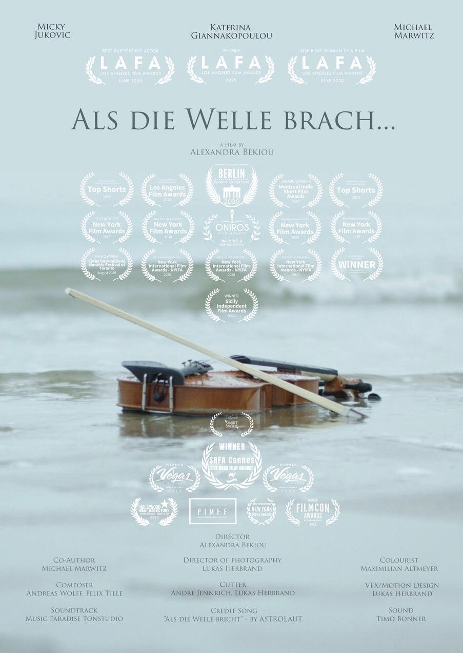 As the Wave Broke, Poster